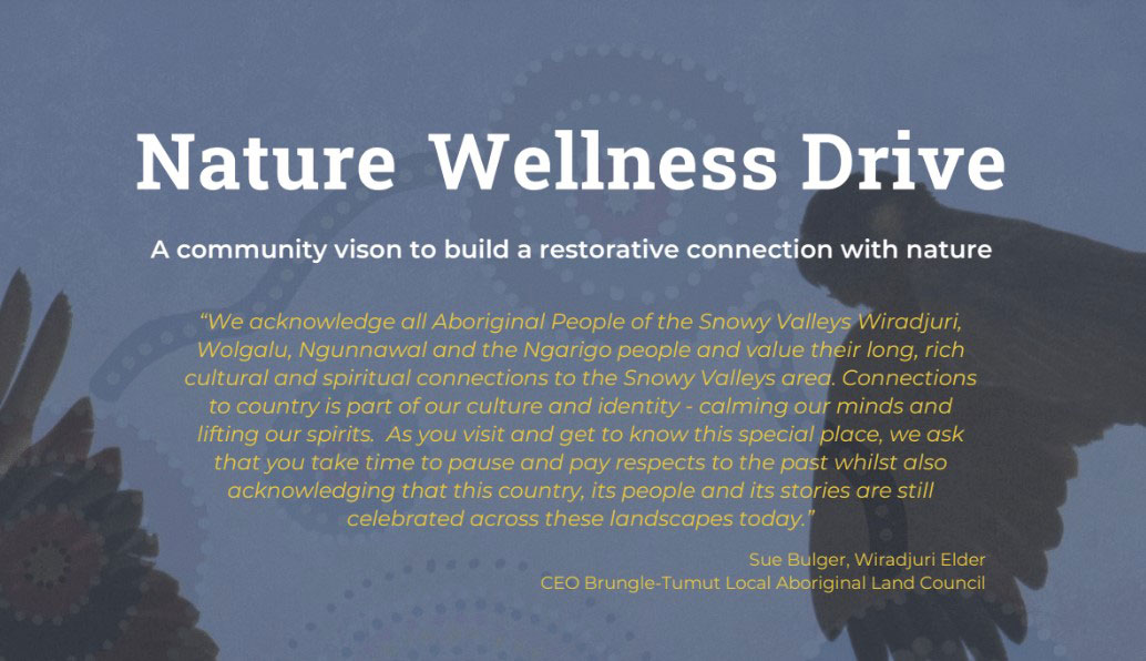 Nature Wellness Drive - A community vision to build a restorative connection with nature