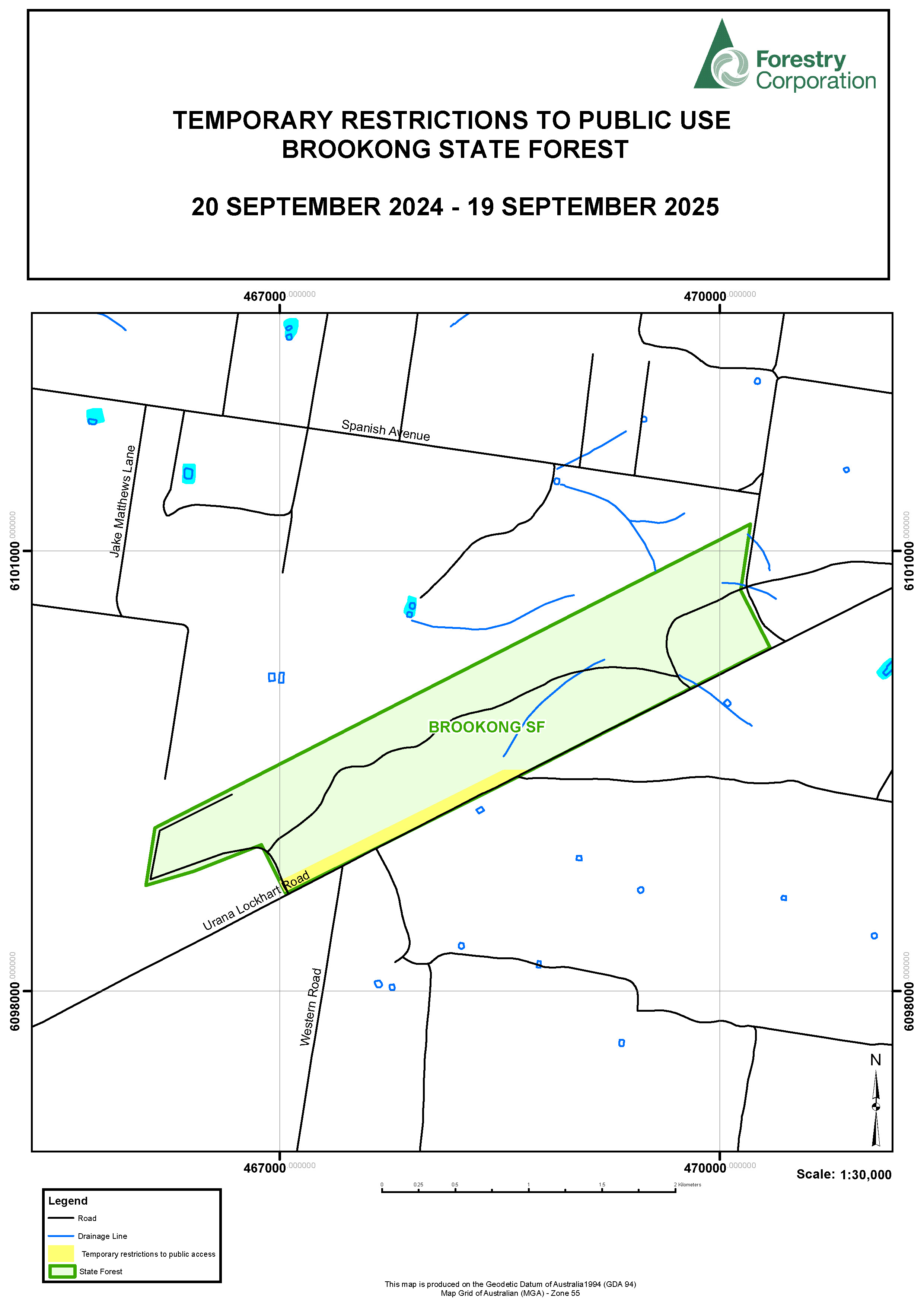 Brookong SF closure