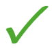 Green tick