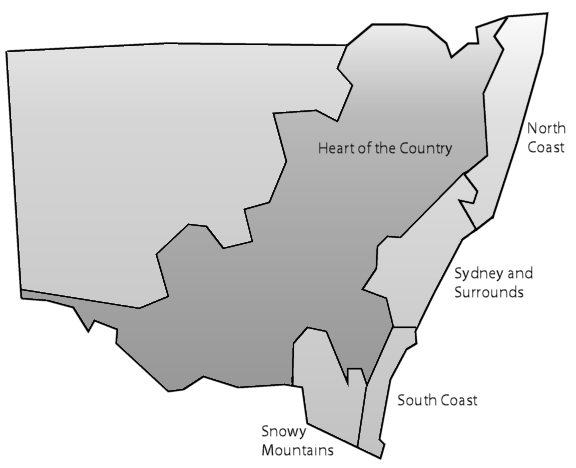 heart of country map