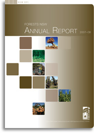 Forestry Corporation annual report 2007-08 cover