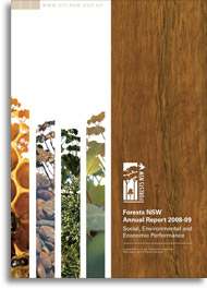 Cover 'Forestry Corporation Annual Report 2008-09'