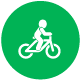 Designated cycling track Designated cycling track: Yes
